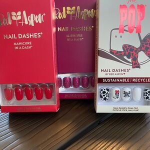 Nail Dashes, 3 sets. Brand new in boxes.